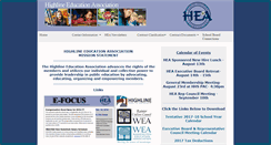 Desktop Screenshot of highlineea.org